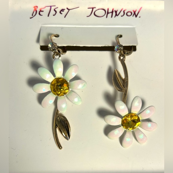 Betsey Johnson Jewelry - Betsy Johnson Daisies Earrings New In Box!